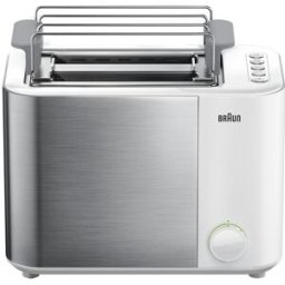 Braun Tostadora HT 5015 WH Blanco/Inox