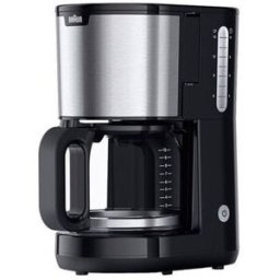 Braun Cafetera de Goteo PurShine KF 1500 Negro/Inox