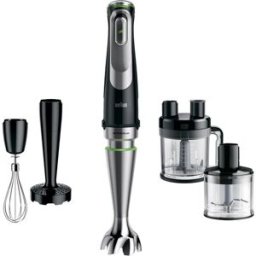 Braun Batidora de Mano MultiQuick 9 MQ 9195XLI 1200W Negro/Inox