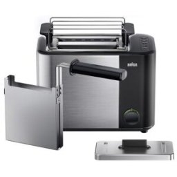 Braun Tostadora HT 5015 BK Negro/Inox