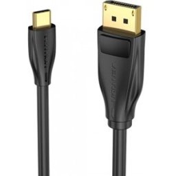 Vention Cable Conversor CGYBH - USB Tipo-C Macho - Displayport Macho - 1m - Negro