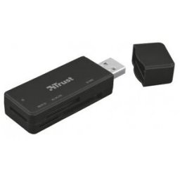Trust NANGA, MS Micro (M2), Memoria extraíble, MicroSD (TransFlash), SD, USB 3.0 (3.1 Gen 1) Type-A,