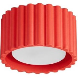 Plafón Aura 1 rojo Gx53