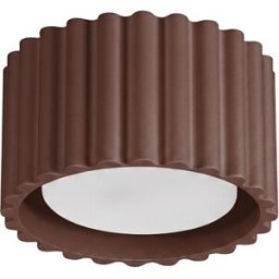 Plafón Aura 1 marrón Gx53