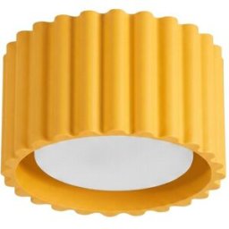 Plafón Aura 1 amarillo Gx53