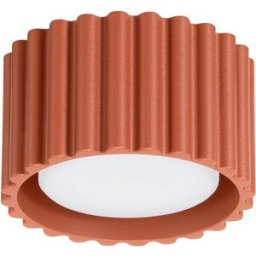 Plafon Aura 1 rojo ocre Gx53