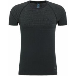 Odlo Camiseta de ropa interior de running para hombre Performance Light Base Layer negro L