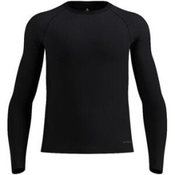 Odlo Camiseta de ropa interior de running para hombre Performance Light negro XL