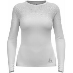 Odlo Camiseta de ropa interior de running para mujer Performance Light Base Layer blanco XL