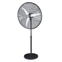 Iluminashop Ventilador de Pie 120W Negro/Plata Motor AC