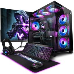 Vibox III-467 Intel Core i7-12700KF 32GB 2TB SSD RTX 5070 Ti Windows 11 Monitor 27" Periféricos RGB WiFi