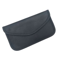Estuche Faraday Antirrobo Para Llaves De Coche/teléfono, 20 Cm X 11 Cm - Negro