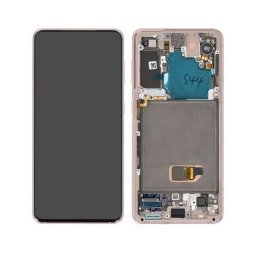 Pantalla Lcd Para Samsung Galaxy S21 5g Sin Cámara Frontal - Violeta