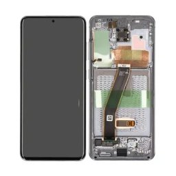 Pantalla Lcd Para Samsung Galaxy S20 5g Sin Cámara - Gris