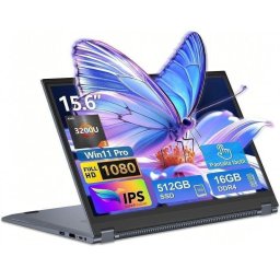 Portátil AMDEVPRO UCC-UL156-A 15,6" AMD Ryzen 3 3200U 16GB Radeon Graphics 512GB SSD Windows 11 Pro pantalla táctil