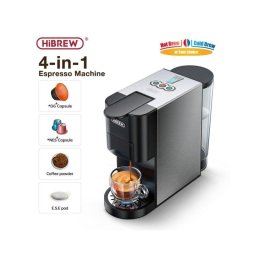 Cafetera de cápsulas HiBREW H3D 800 ml 20 bares 4 en 1 negra