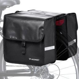 Bolsa de bicicleta Wozinsky WBB34BK 28L Poliéster Negro