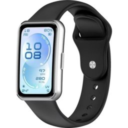 Brazalete Beline Silicón Negro para Huawei Band 11