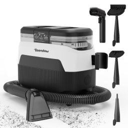 Aspirador de tapicerías Teendow C6 MAX 1650W 12000 Pa 1250 ml Blanco