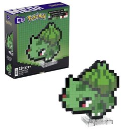 Mega Pokémon Bulbasaur Pixel Art 374 piezas