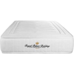Royal palace bedding Colchón blanco con muelles ensacados y espuma viscoelástica 120 x 195
