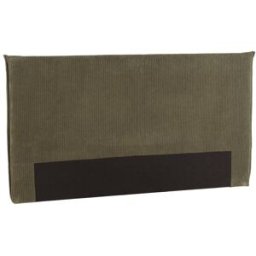 MACABANE Cabecero tapizado para camas de 160/180 cm, terciopelo verde