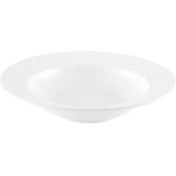 Aulica Plato hondo blanco lilia 20.3x20.3x4.3cm - lote de 6