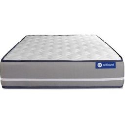 Actisom Colchón blanco con látex y espuma viscoelástica 100 x 190