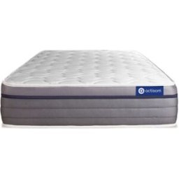 Actisom Colchón blanco con látex y espuma viscoelástica 100 x 190