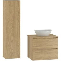 Petits meubles Conjunto mueble lavabo individual paneles de melamina y mdf madera