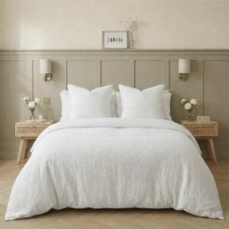 Febronie Funda nórdica algodón blanco 260x240