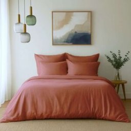 Febronie Funda nórdica algodón terracotta 200x200