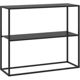 Homcom Mesa de consola 90x30x75 cm negro