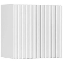 Petits meubles Armario de pared 1 puerta paneles laminados y mdf blanco