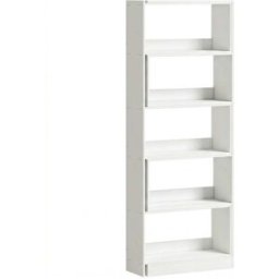 Homcom Estantería para libros 111.5x23.8x163.7 cm blanco