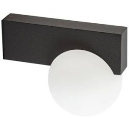 Lucande Lámpara de pared led exterior de aluminio negro