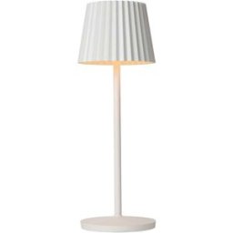 Lucide Lámpara de mesa de aluminio con 1 led integrado, blanco