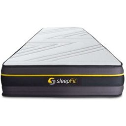 Sleepfit Colchón blanco con espuma viscoelástica 100 x 190
