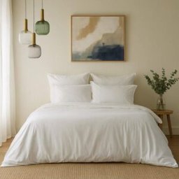 Febronie Funda nórdica algodón blanco 240x220