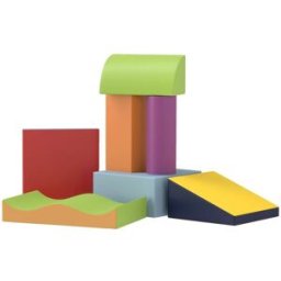 Homcom Bloques de espuma 60x40x11 cm multicolor