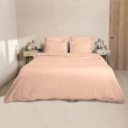 Febronie Funda nórdica algodón rosa 260x240