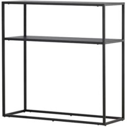 ebuy24 Mesa consola georgetown 1 estante color negro