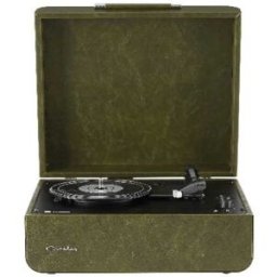 Crosley Tocadiscos portátil con bluetooth verde bosque