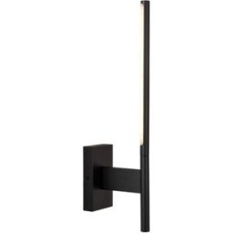 Lucide Lámpara de pared de aluminio con 1 led integrado, negro