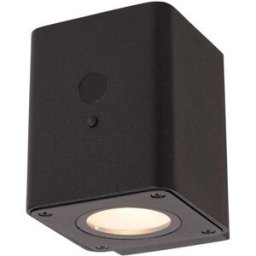 Lucide Lámpara de pared de aluminio con 1 led integrado, negro