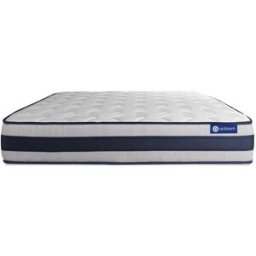 Actisom Colchón blanco con látex y espuma viscoelástica 150 x 195