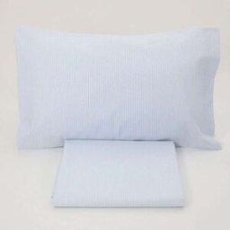 Casa da Laura Funda nórdica lunares 100% algodón azul cama 105 cm (180 x 220 cm 1