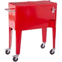 LDK GARDEN Nevera porta hielo fresh roja de 56l