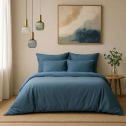 Febronie Funda nórdica algodón azul tormenta 200x200