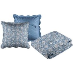 Lovely casa Juego de sábanas y fundas de almohada reversibles de estilo floral